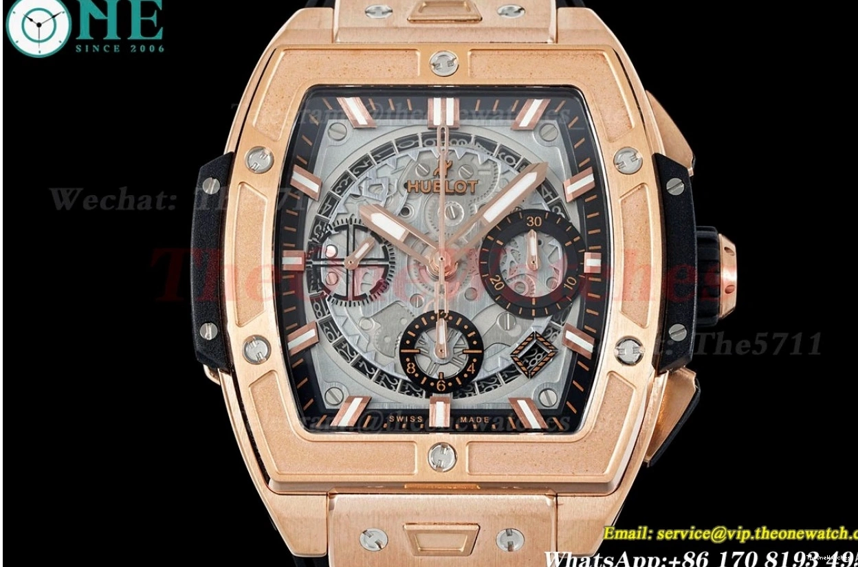 of Bang 42mm Chrono Spirit Mod TI RU BBF Dial A7750 Skeleton Big 0114